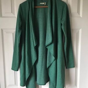 LOGO Lori Goldstein French Terry Cardigan XS